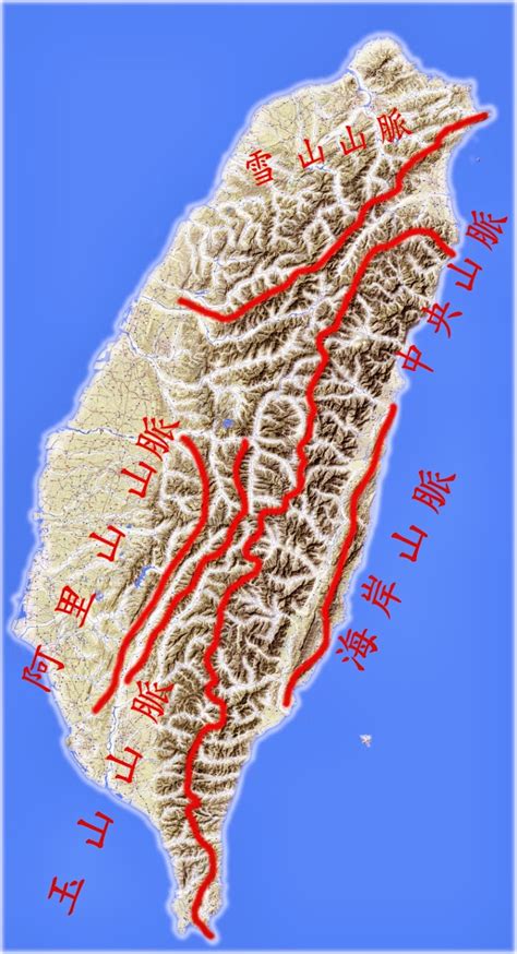 台灣 五大山脈